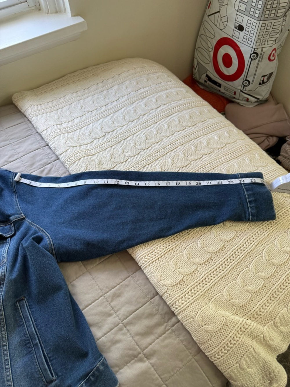 Lane Bryant Super Stretchy Blue Denim Jacket - Like New - 28 - Picture 13 of 14
